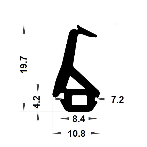 Joint menuiserie 19,70x8,40 mm F0308