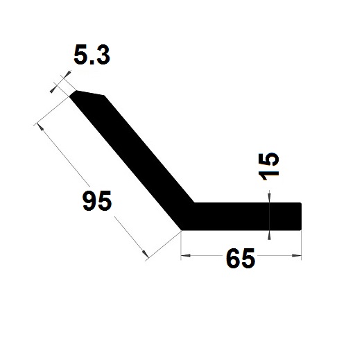 Perfil en L – 65 x 95 mm