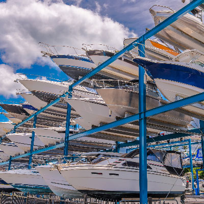 Profilés de Protection pour Rack Stockage Bateaux